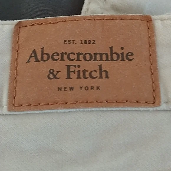 Abercrombie & Fitch Skinny Jeans Beige Sz 2 W26 - Picture 4 of 8